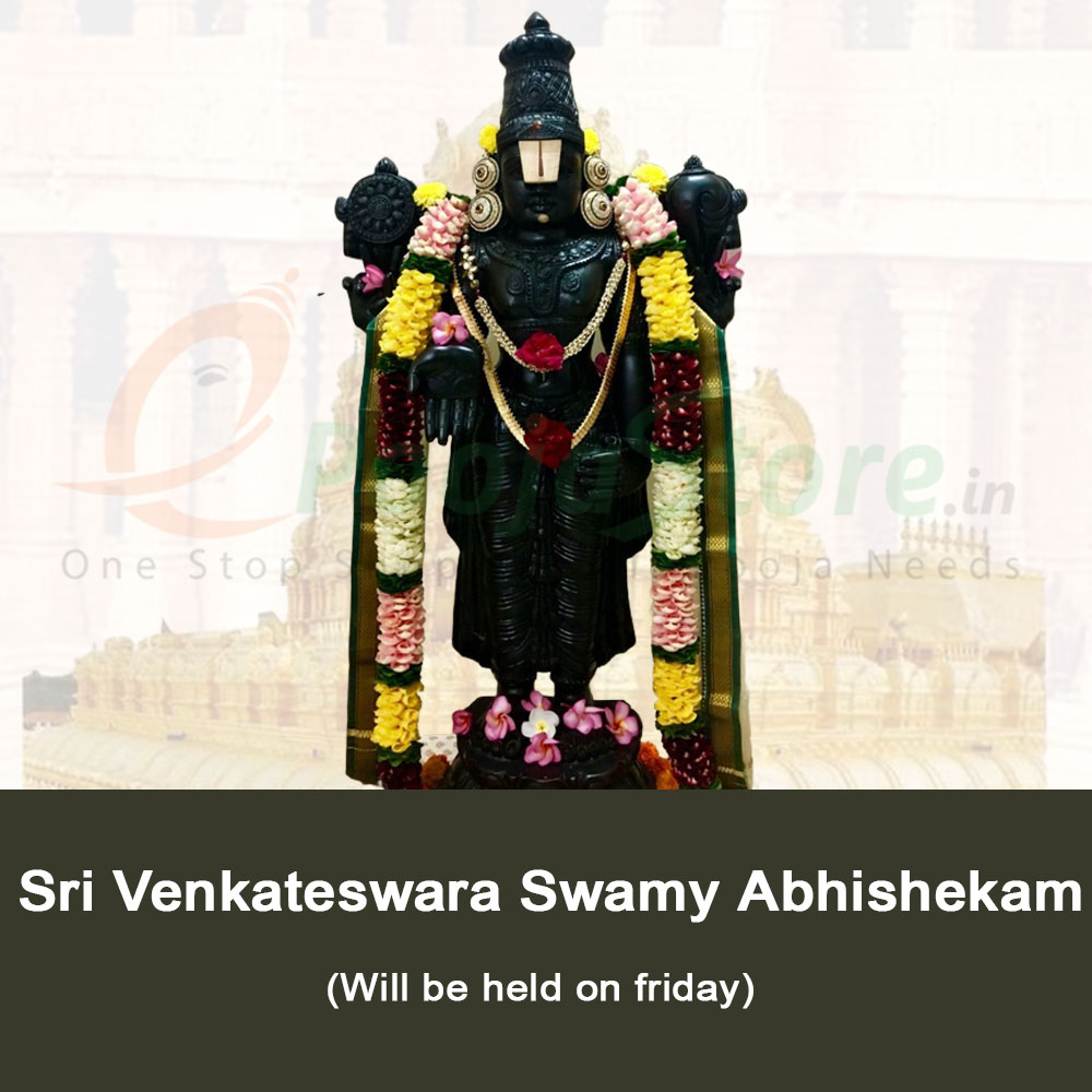 Sri Venkateswara Swamy Abhishekam (For 1 Friday)